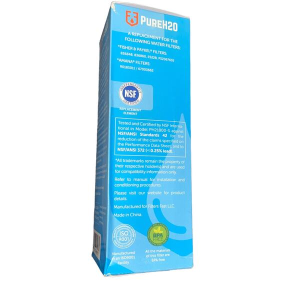 PureH2O PH21800 Refrigerator Water Filter Fisher Paykel Amana Lot of 3 NEW - Picture 3 of 7